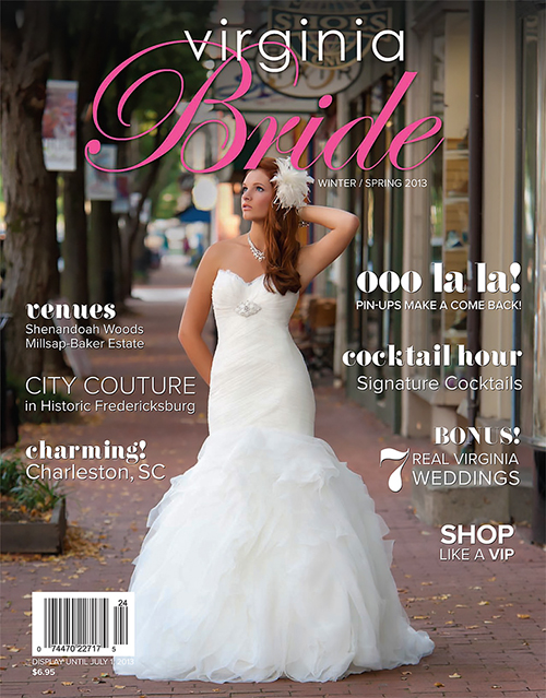 Leon Mege engagement rings in Spring issue of Virginia Bride magazine Leon Mege jewelry featured in Virginia Bride Magazine